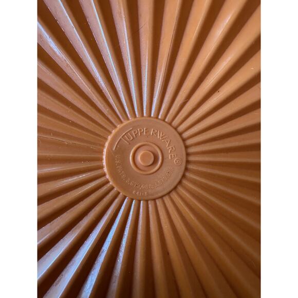 VTG Tupperware Bowls (4) Seal N Serve Harvest Colors 1436 + Orange Kitchen + Lid - Picture 8 of 8